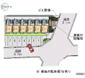 ★手数料０円★西尾市米津町　月極駐車場（LP）